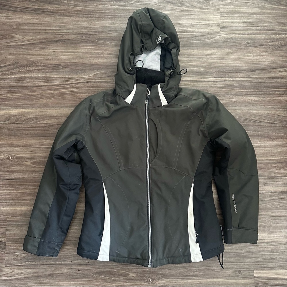 Obermeyer Women's Charcoal and Light Gray Ski Jacket